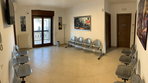 Studio oculistico - sala di attesa